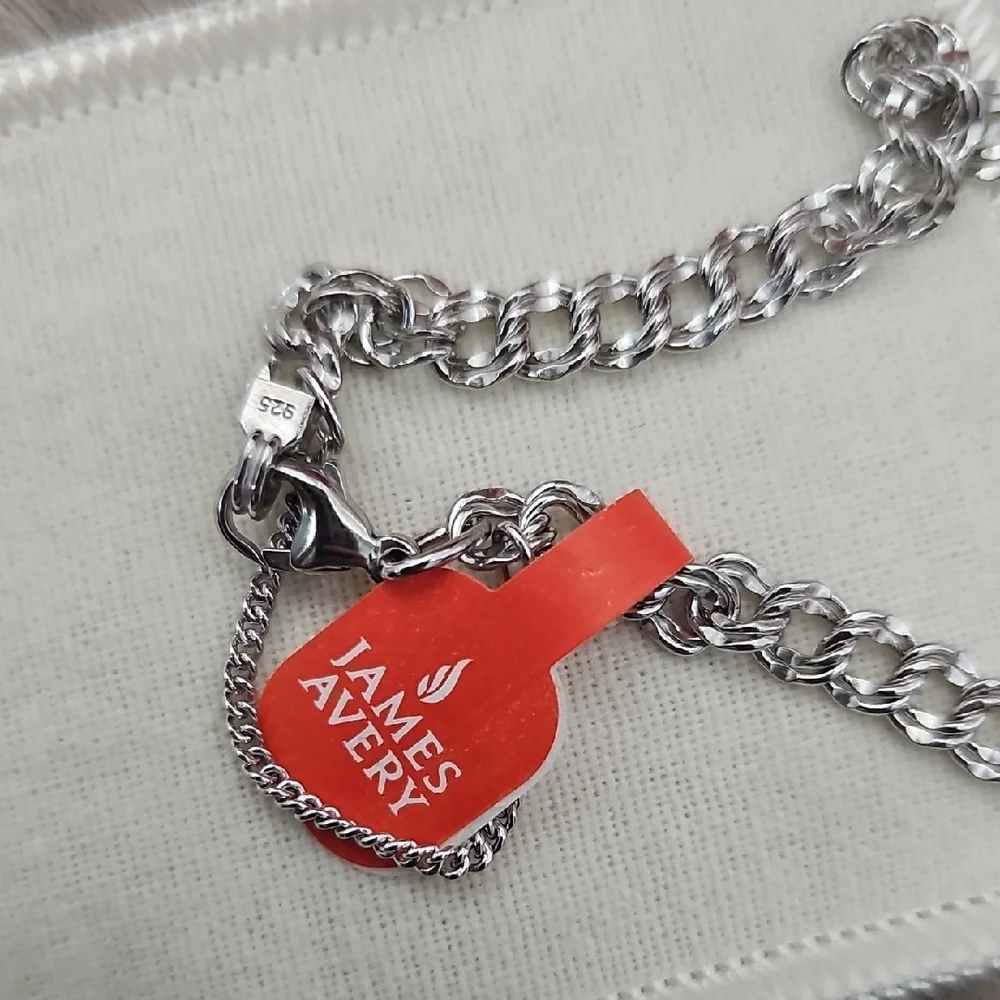 James Avery Sterling Silver Curb Link Bracelet - Picture 3 of 4